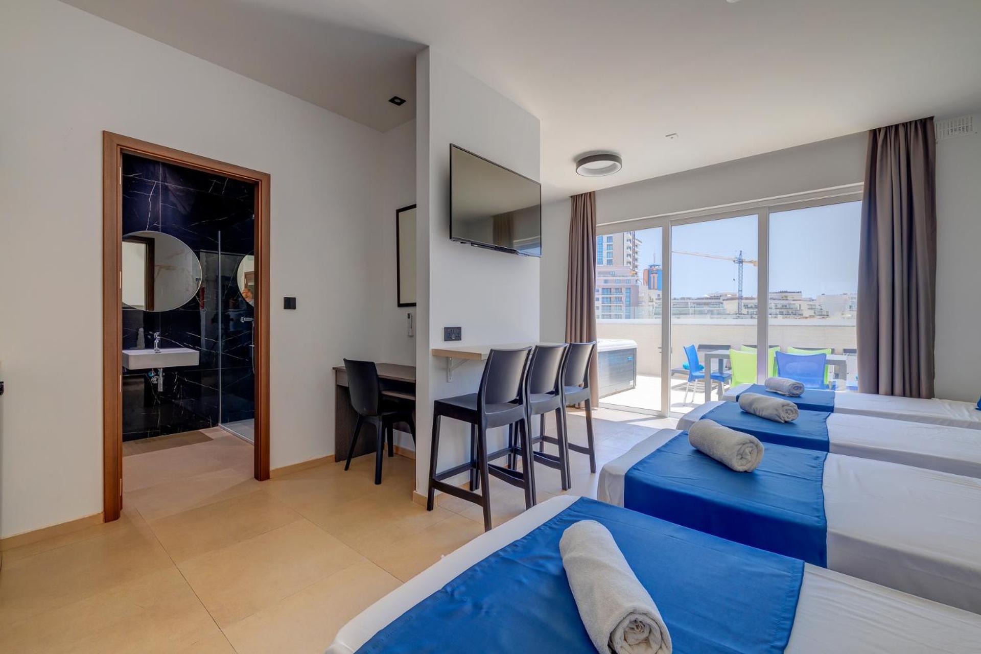 Bayside A Apartments سانت جوليان المظهر الخارجي الصورة