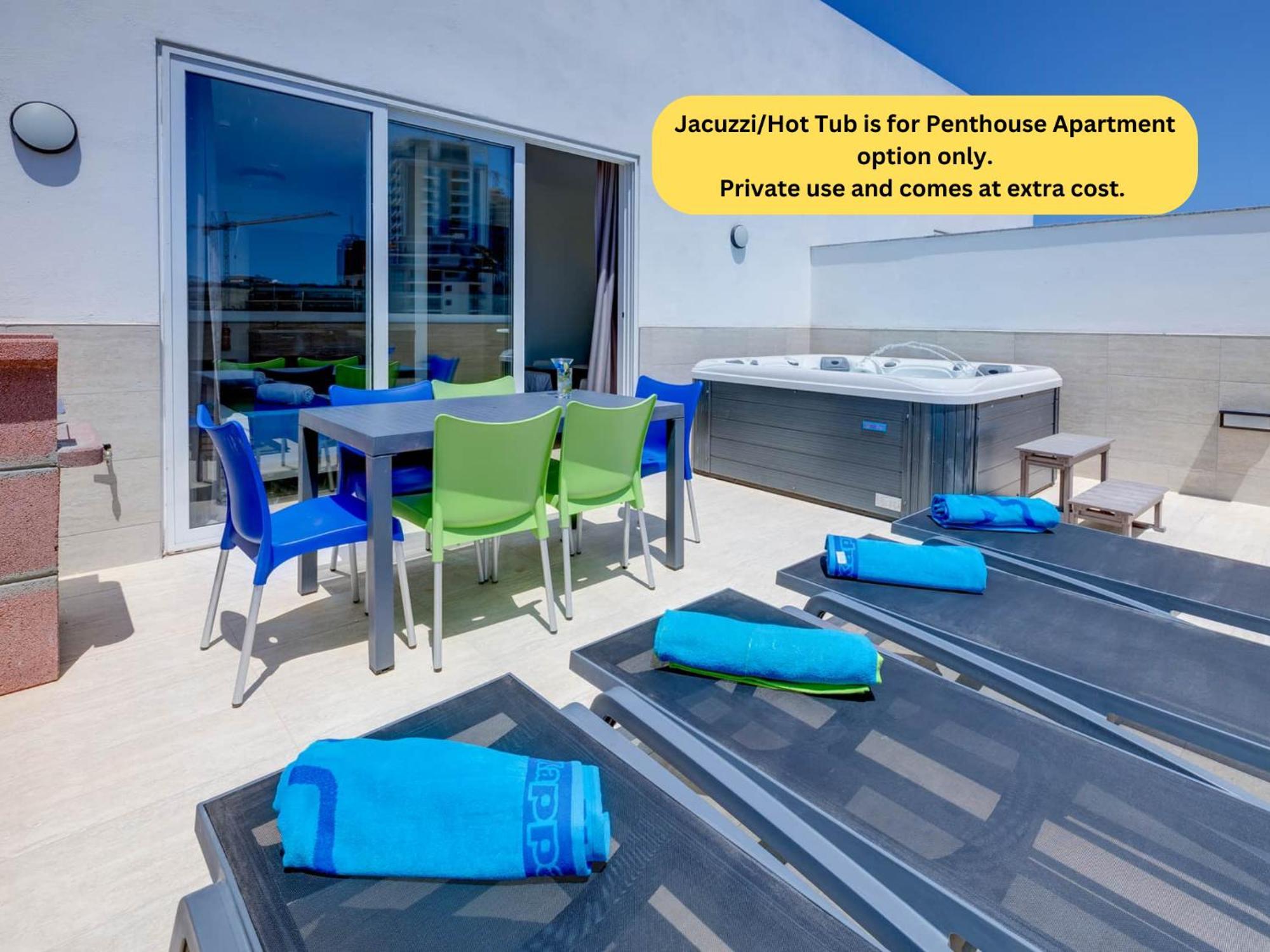 Bayside A Apartments سانت جوليان المظهر الخارجي الصورة