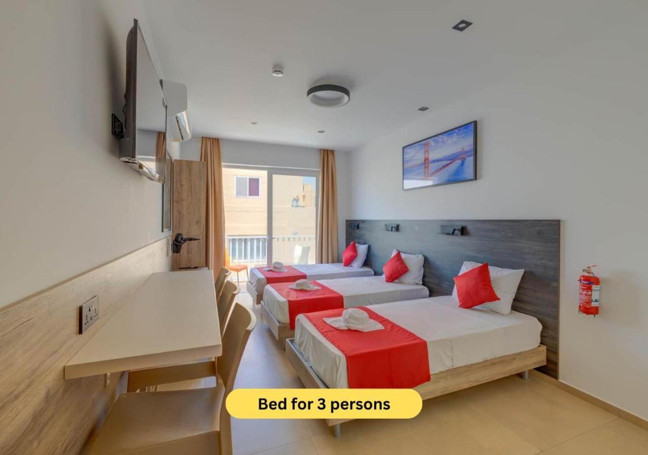 Bayside A Apartments سانت جوليان المظهر الخارجي الصورة
