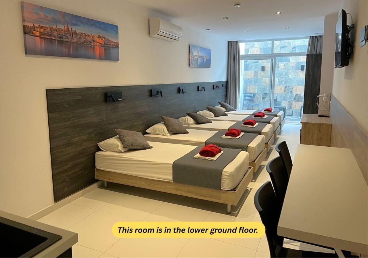 Bayside A Apartments سانت جوليان المظهر الخارجي الصورة