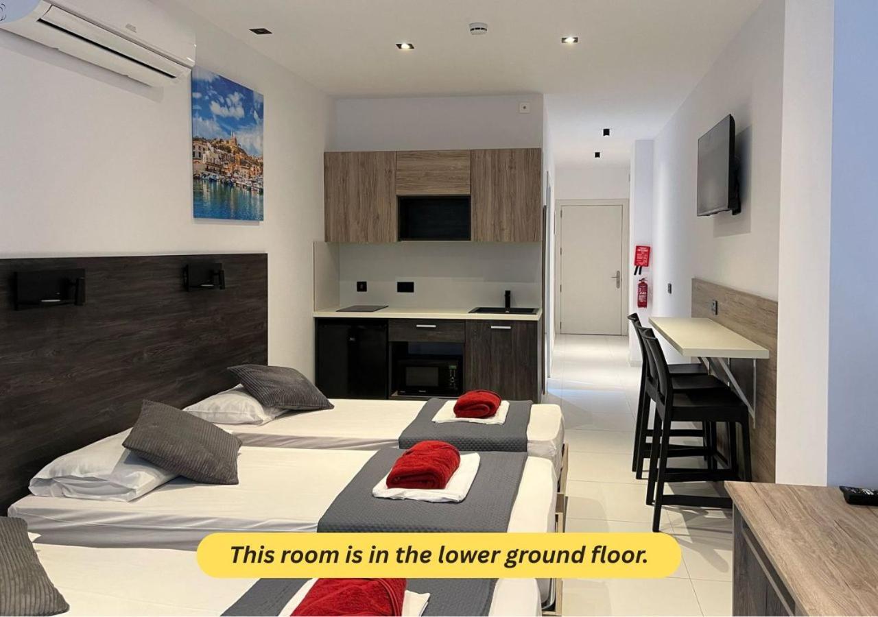 Bayside A Apartments سانت جوليان المظهر الخارجي الصورة