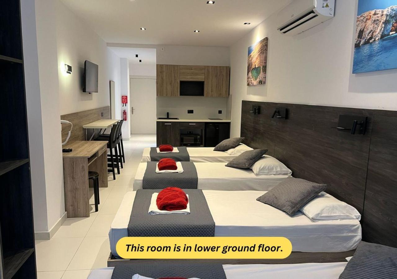 Bayside A Apartments سانت جوليان المظهر الخارجي الصورة