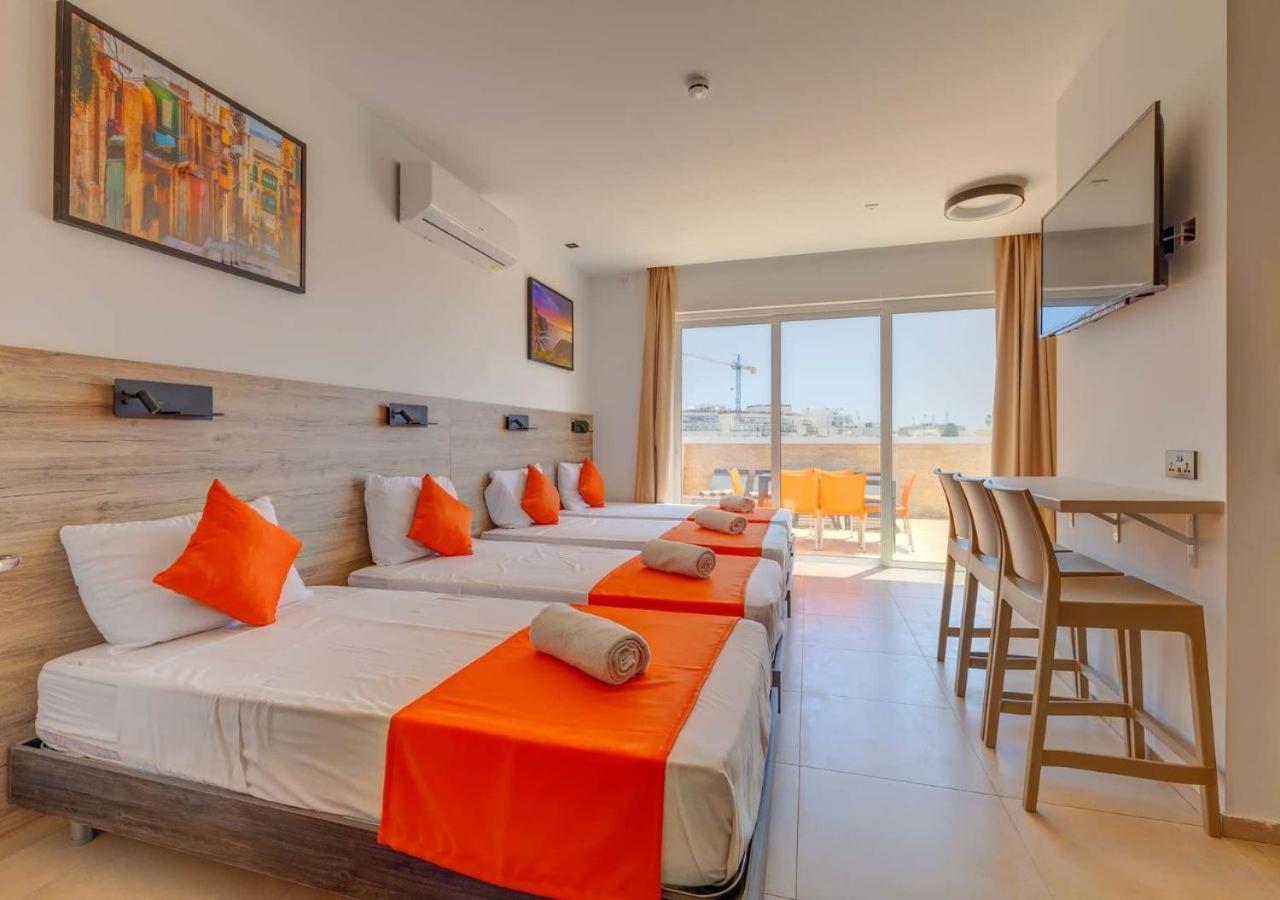 Bayside A Apartments سانت جوليان المظهر الخارجي الصورة